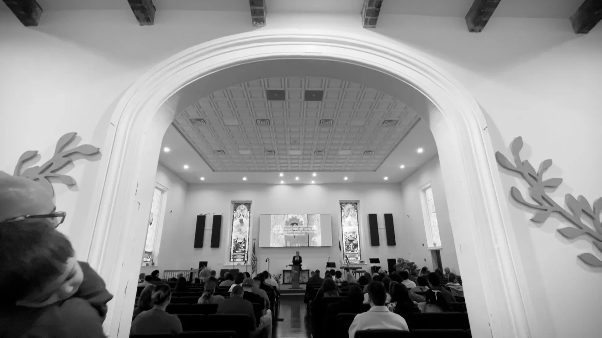 The Family Center congregation gathered for worship